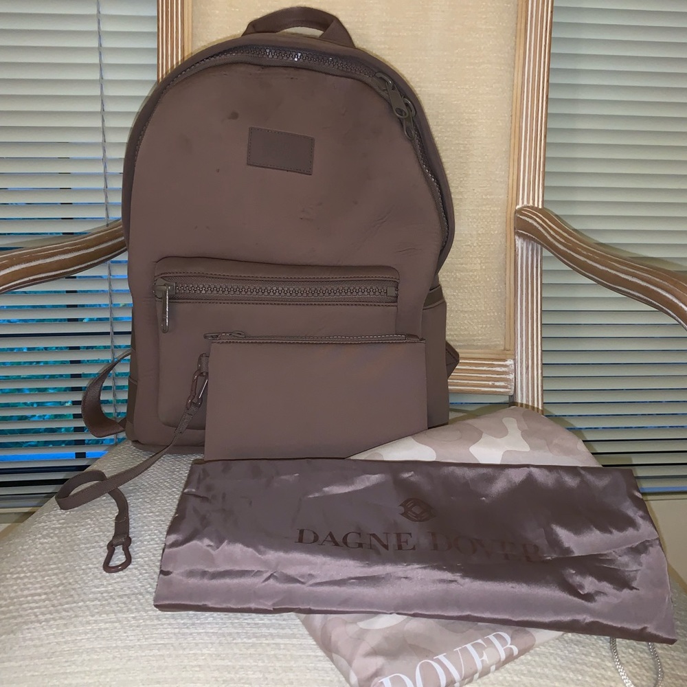 Dagne Dover Medium Dakota Backback in Dune